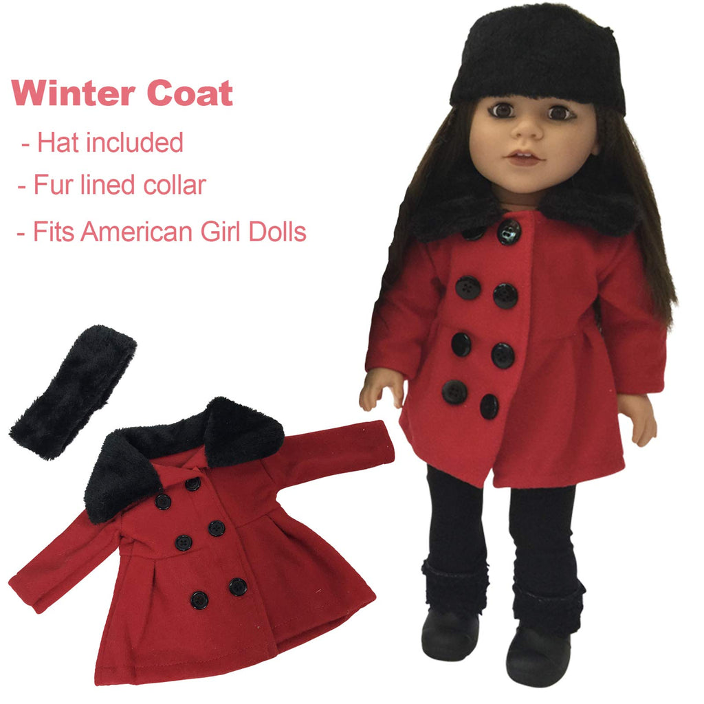 18 Doll Clothes For American Girl Doll Clothing 5 Doll Winter Coats The New York Doll