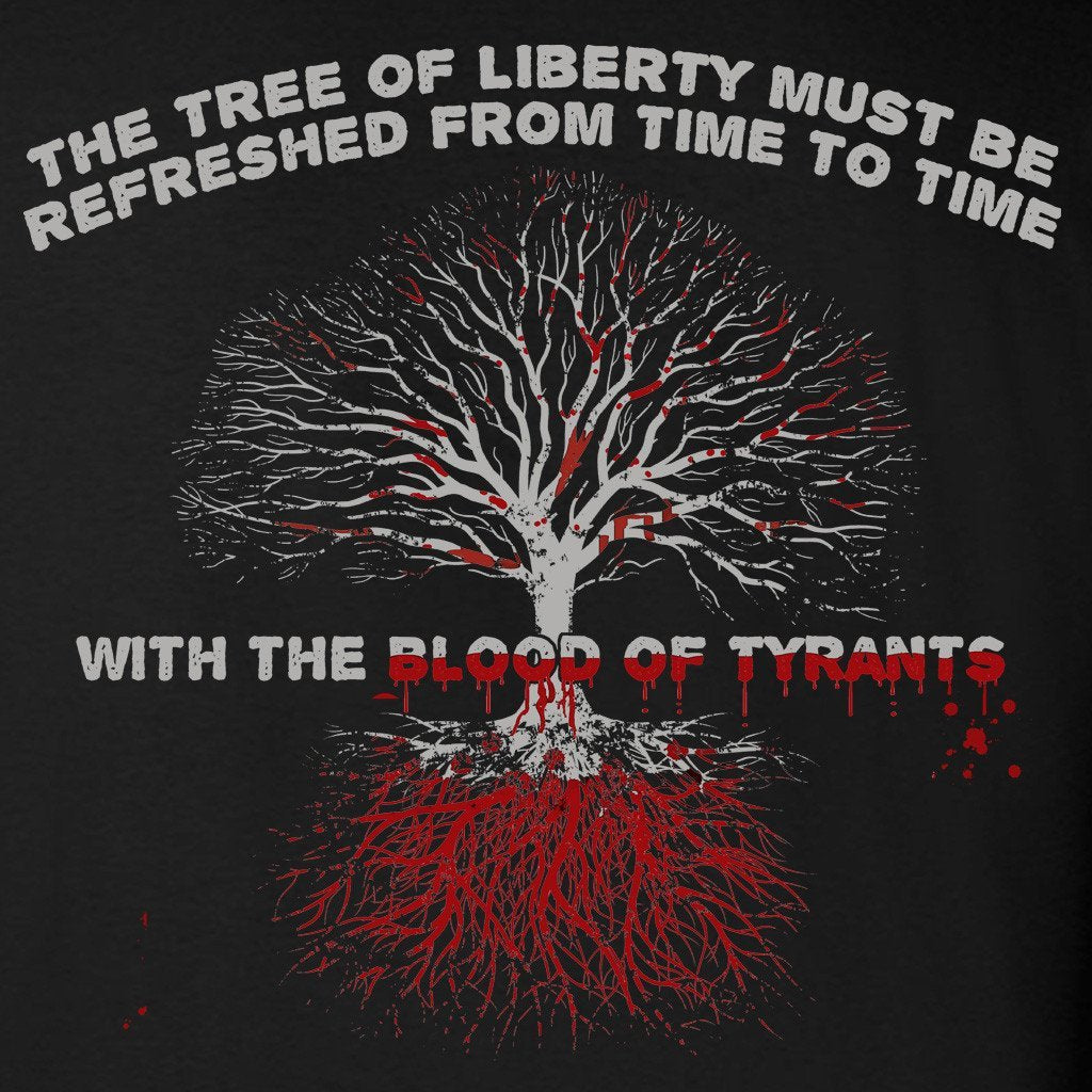 Black Blood of Tyrants T-Shirt - Gadsden and Culpeper