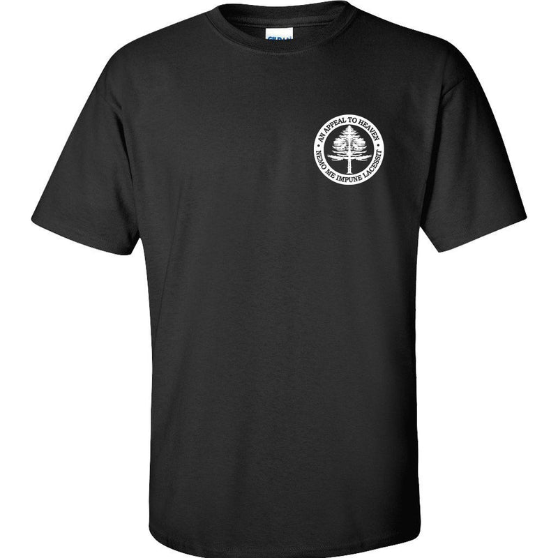 Black - An Appeal to Heaven T-Shirt - Gadsden and Culpeper