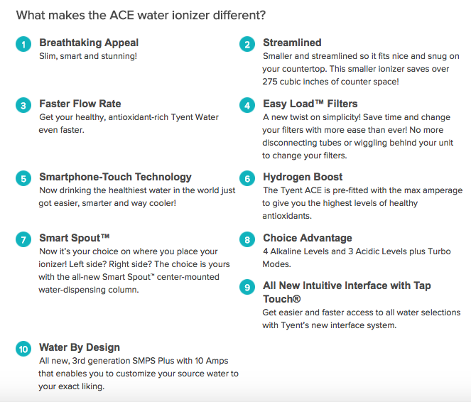 Tyent ACE-11 Turbo Extreme Above-Counter Water Ionizer