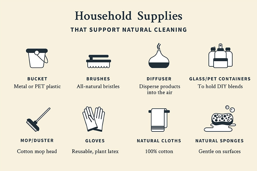 household cleaning supplies