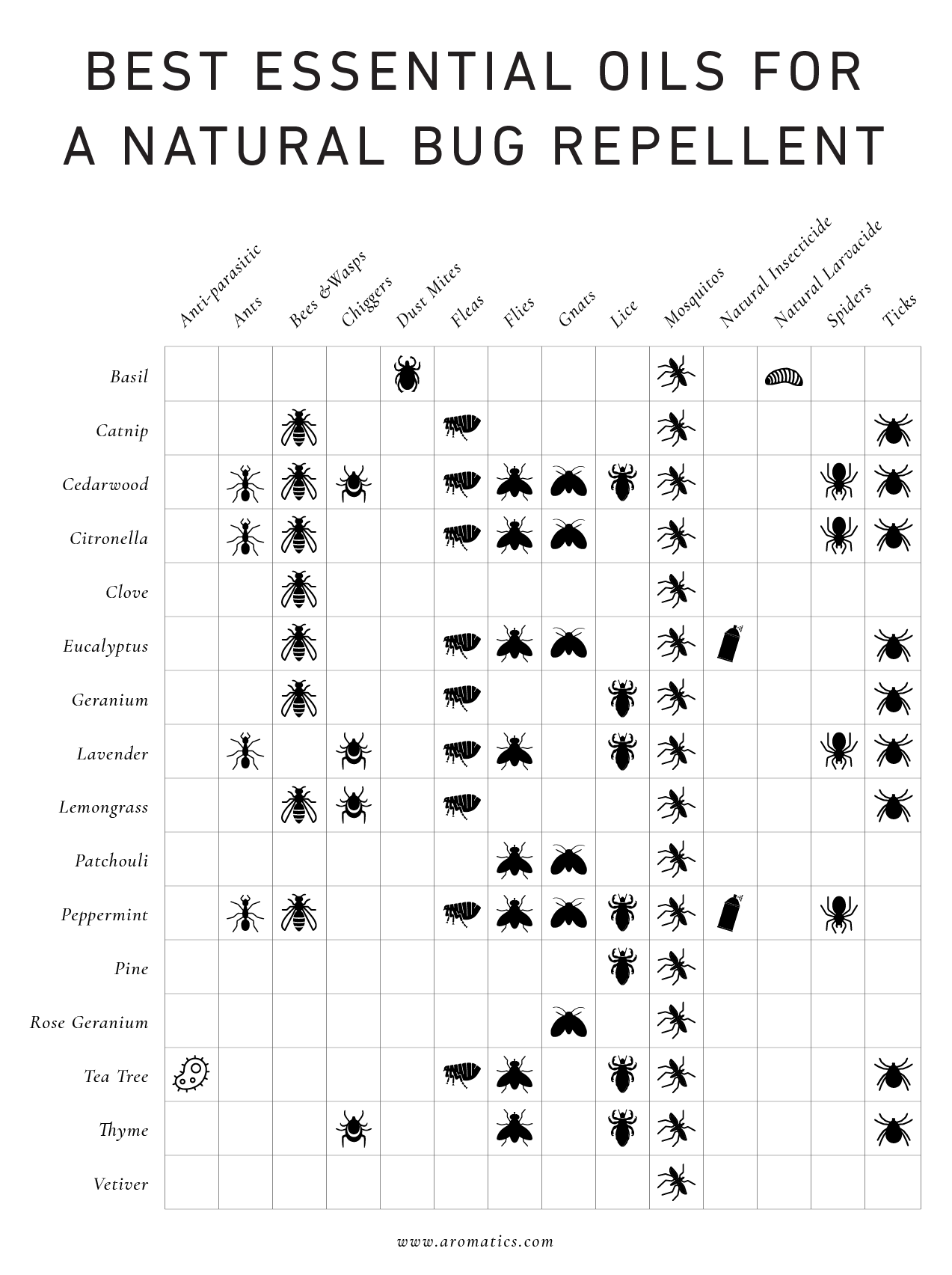 Essential Oil Chart Free Download