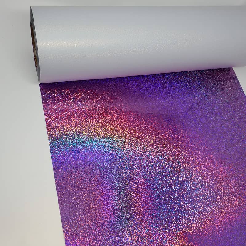 Purple Siser Holographic Heat Transfer Vinyl (HTV)