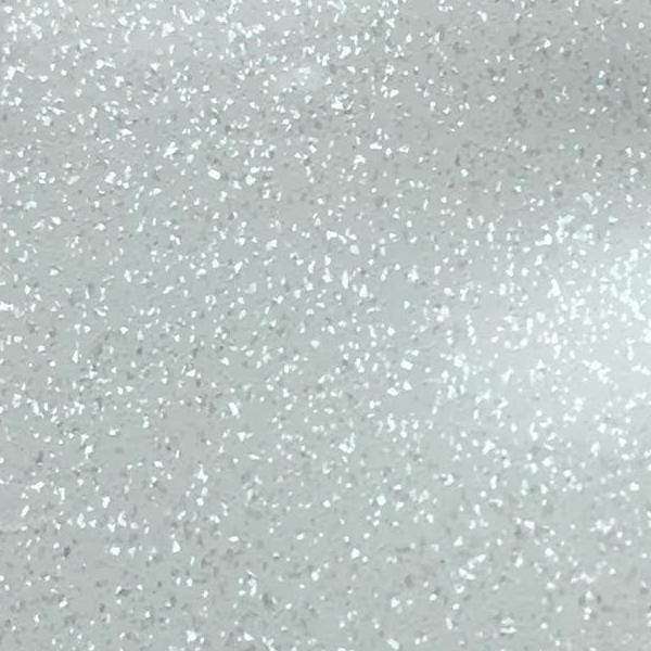 Ultra Glitterflex White Glitter Iron On Vinyl 30x50cm 12x14