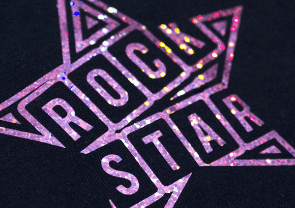 Siser Holographic Heat Transfer Vinyl - Gold Crystal HTV