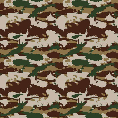 U.s.army M81 Woodland Camouflage Stencil Pattern Printed on 