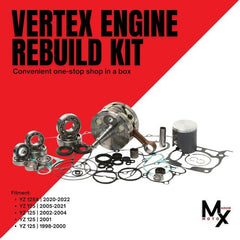 Vertex / Wrench Rabbit Engine Complete Rebuild Kit - 1998-2021 Yamaha YZ125, and YZ125X 2020-2022