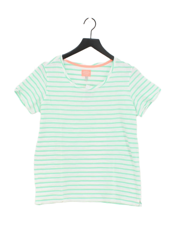 Joules Women's T-Shirt UK 14 White 100% Other