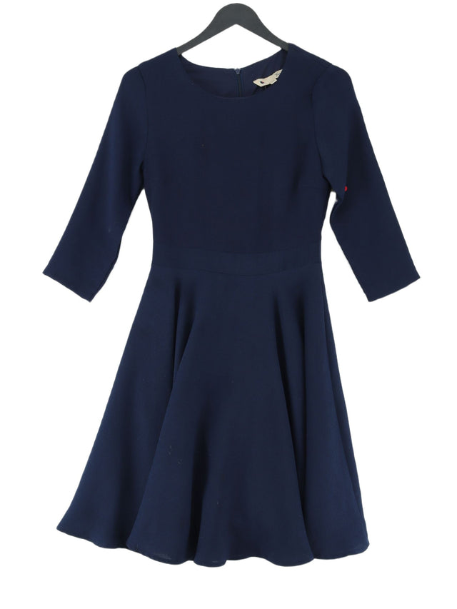 Yumi Women's Midi Dress UK 6 Blue Polyester with Elastane
