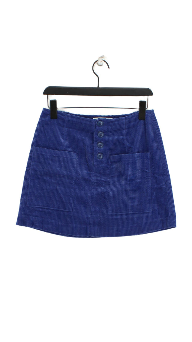 Rollas Women's Midi Skirt M Blue 100% Other