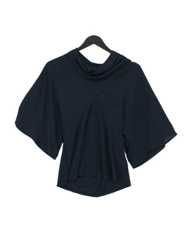 Next Women's Top UK 8 Blue Polyester with Elastane