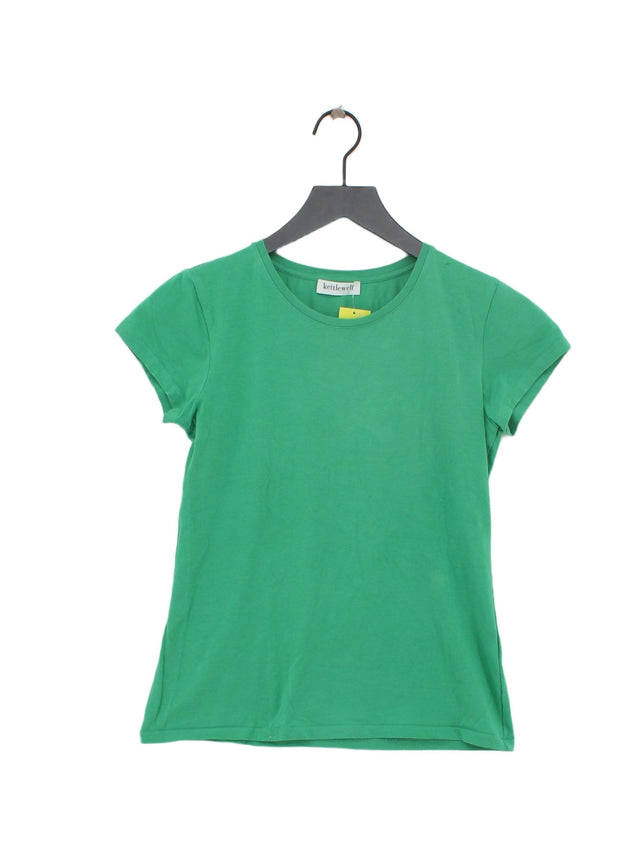 Kettlewell Women's T-Shirt S Green Cotton with Elastane