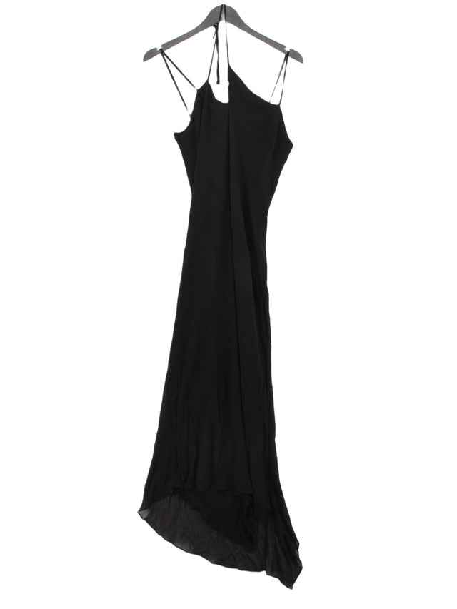 FWM (Fenn Wright Manson) Women's Maxi Dress UK 12 Black 100% Silk