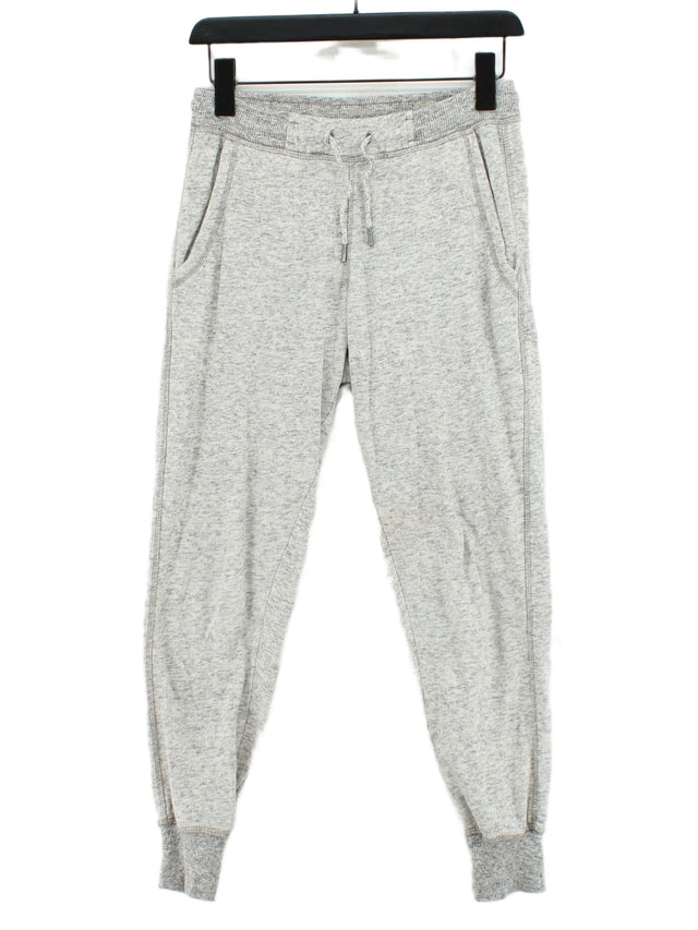 Topshop Women's Sports Bottoms UK 8 Grey Cotton with Acrylic