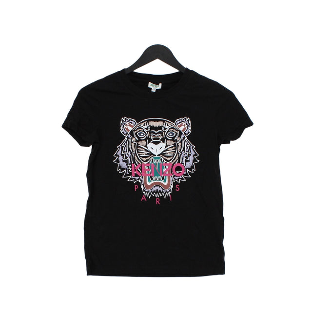 Kenzo Women's T-Shirt XXS Black 100% Cotton
