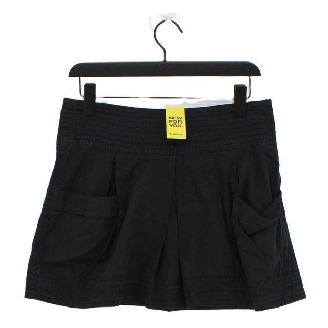 See By Chloé Women's Midi Skirt UK 10 Black 100% Cotton