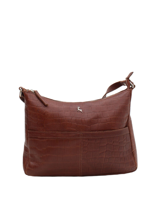 Ashwood Women's Bag Brown Leather with Polyester