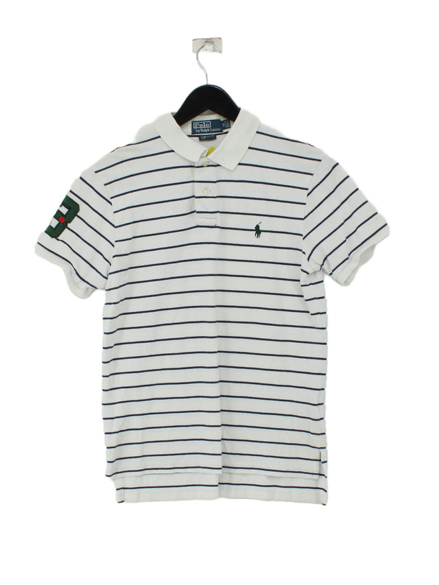 Ralph Lauren Men's Polo M White 100% Cotton