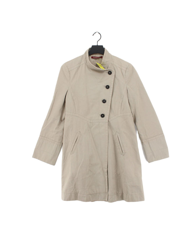 Comptoir Des Cotonniers Women's Coat Chest: 42 in Green 100% Cotton