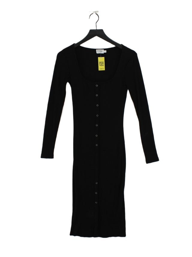 NA-KD Women's Maxi Dress S Black Viscose with Elastane
