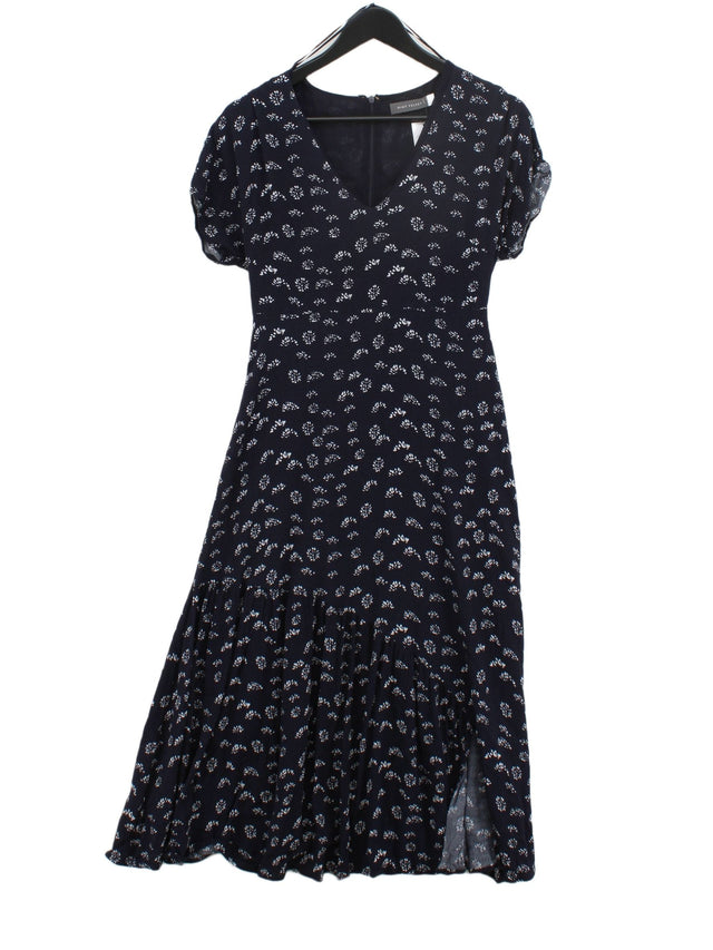 Mint Velvet Women's Maxi Dress UK 8 Blue Viscose with Polyester