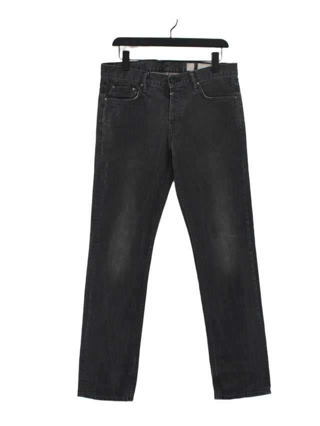 AllSaints Men's Jeans W 30 in Grey 100% Cotton
