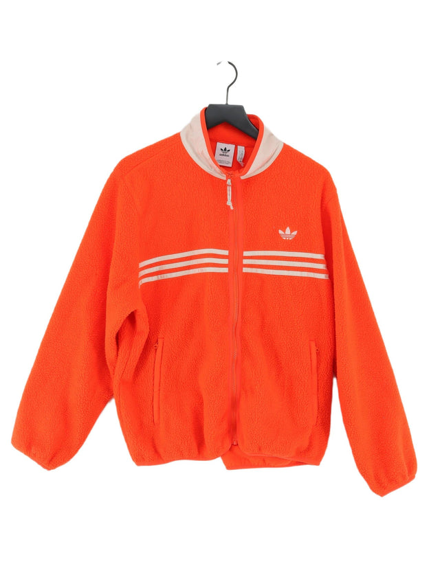 Adidas Men's Jacket M Orange 100% Polyester
