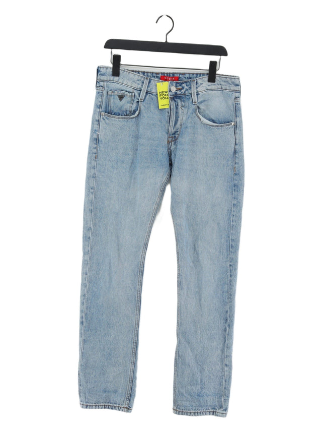 Guess Men's Jeans W 31 in Blue 100% Cotton
