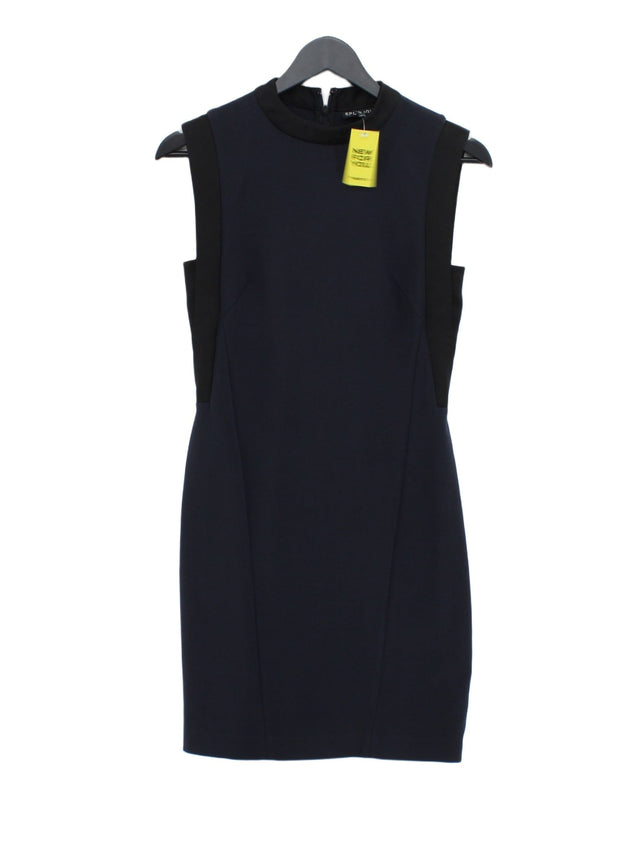 Spotlight Women's Midi Dress UK 8 Blue Polyester with Elastane