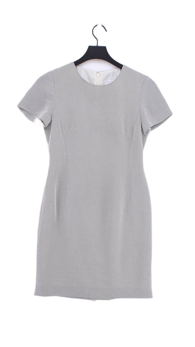 Precis Petite Women's Midi Dress UK 8 Grey 100% Polyester