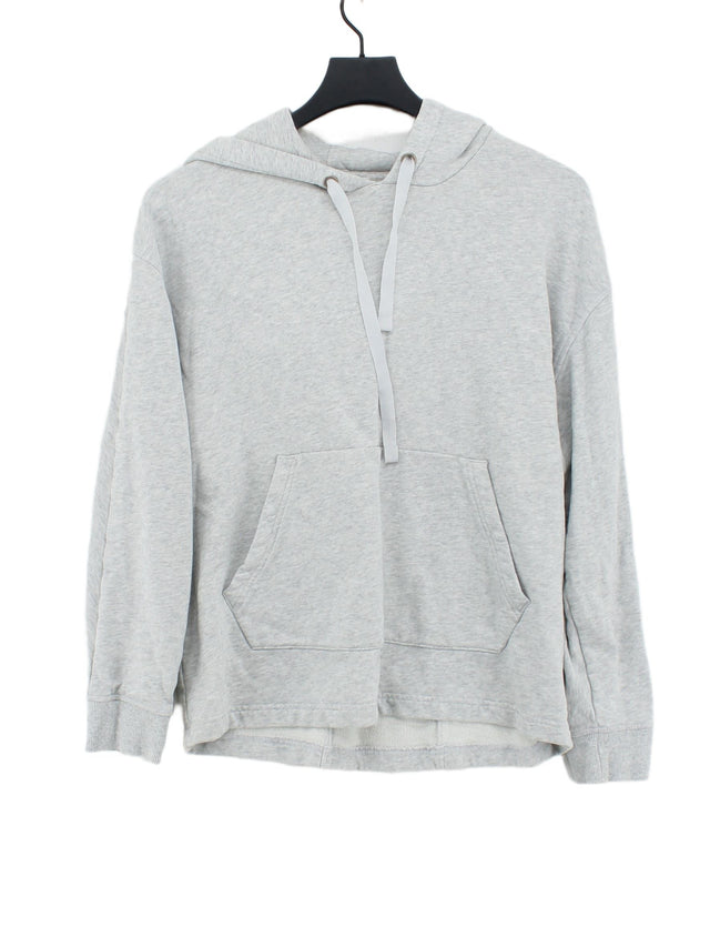 COS Women's Hoodie M Grey 100% Cotton