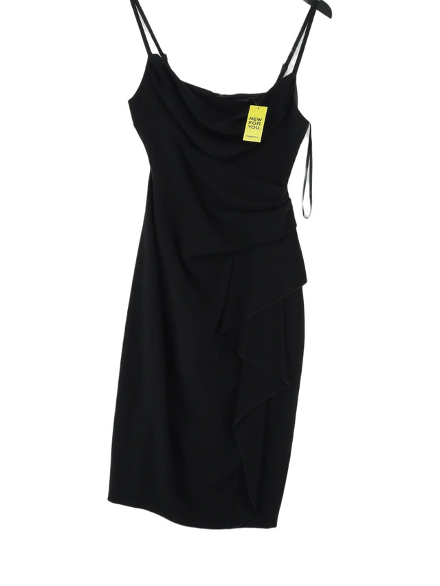 Coast Women's Midi Dress UK 10 Black Other with Polyester