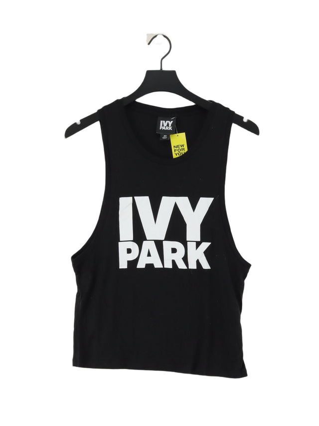 Ivy Park Men's T-Shirt XS Black Viscose with Polyester