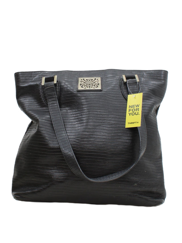 BIBA Women's Bag Black Polyester with Leather