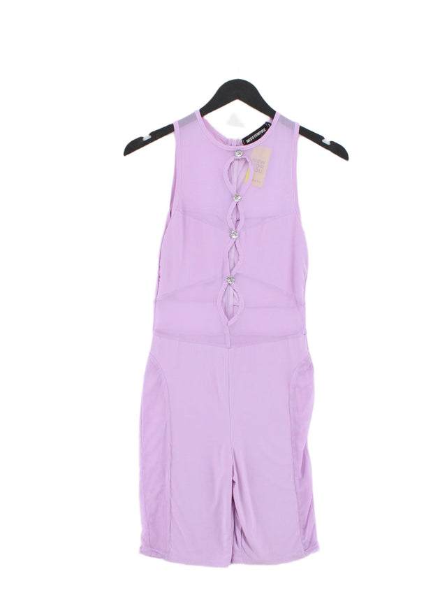 Missy Empire Women's Playsuit UK 8 Purple 100% Other