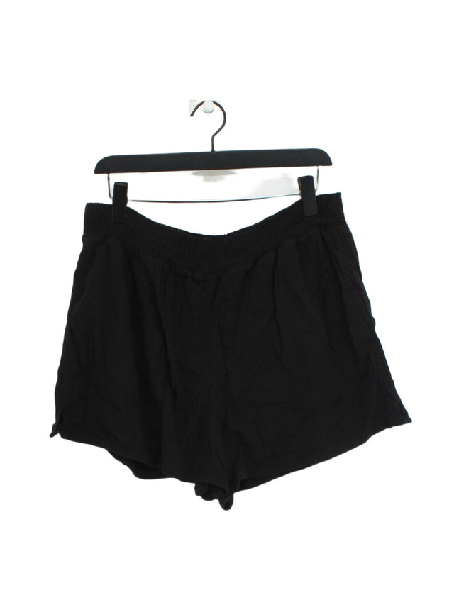 Hush Women's Shorts XL Black 100% Cotton