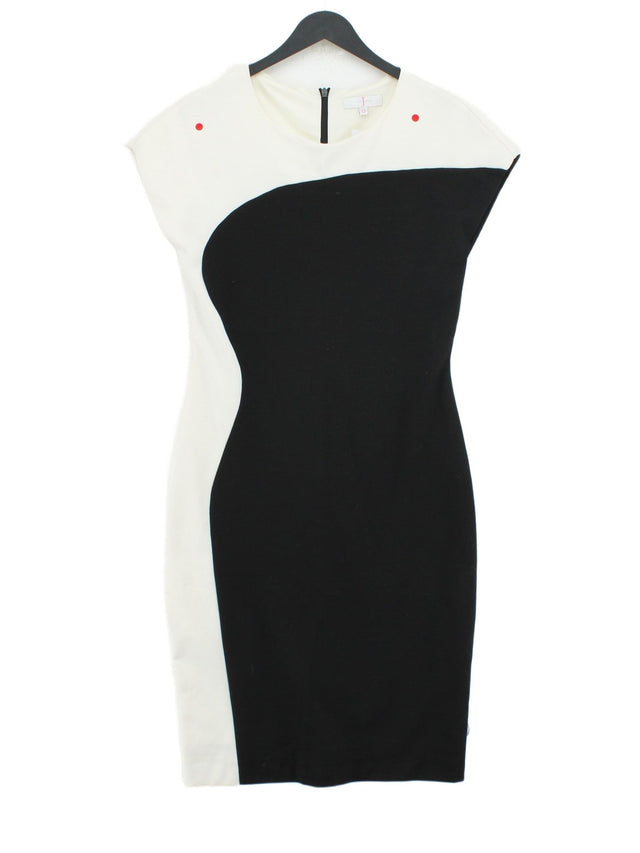 Jasper Conran Women's Mini Dress UK 12 Black Polyester with Elastane, Viscose