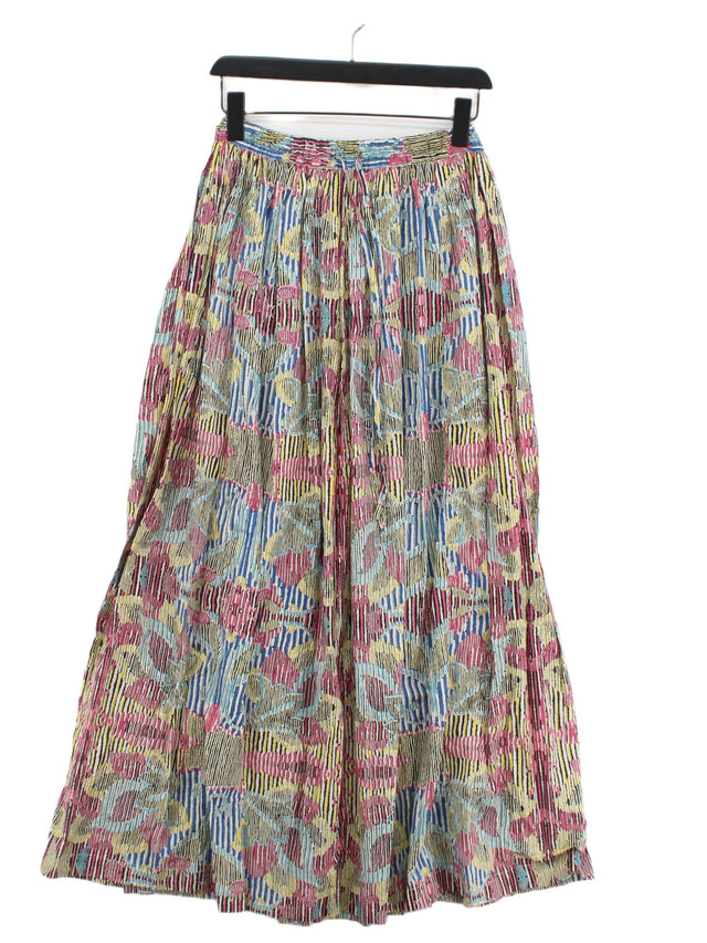Toast Women's Maxi Skirt UK 10 Multi 100% Cotton