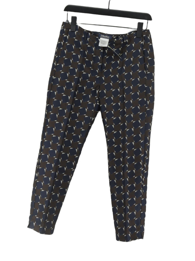 'S MaxMara Women's Trousers UK 4 Multi 100% Polyester