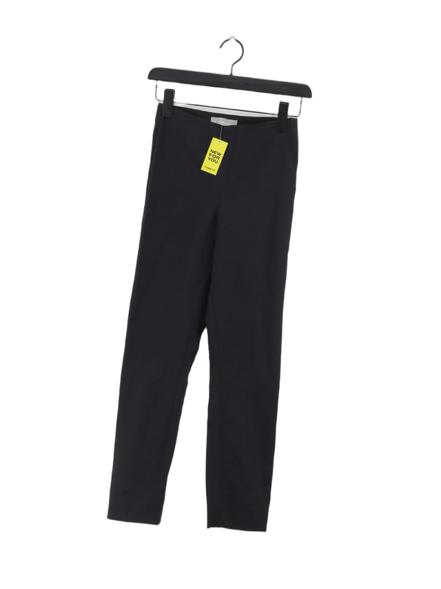 Everlane Women's Trousers W 25 in Black Cotton with Elastane