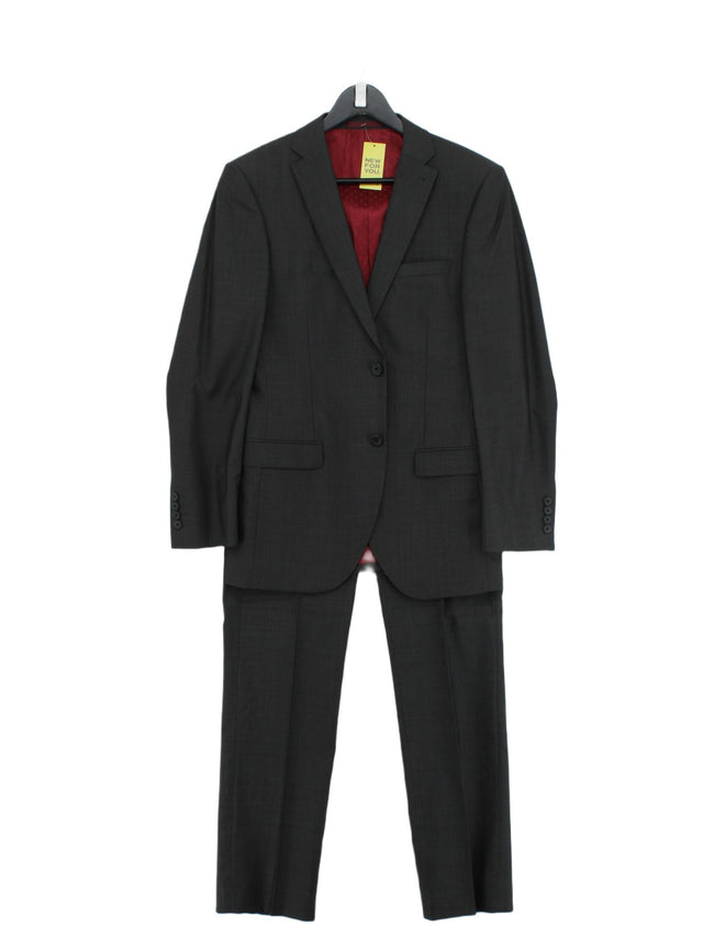 Next Men's Two Piece Suit Chest: 36 in Grey