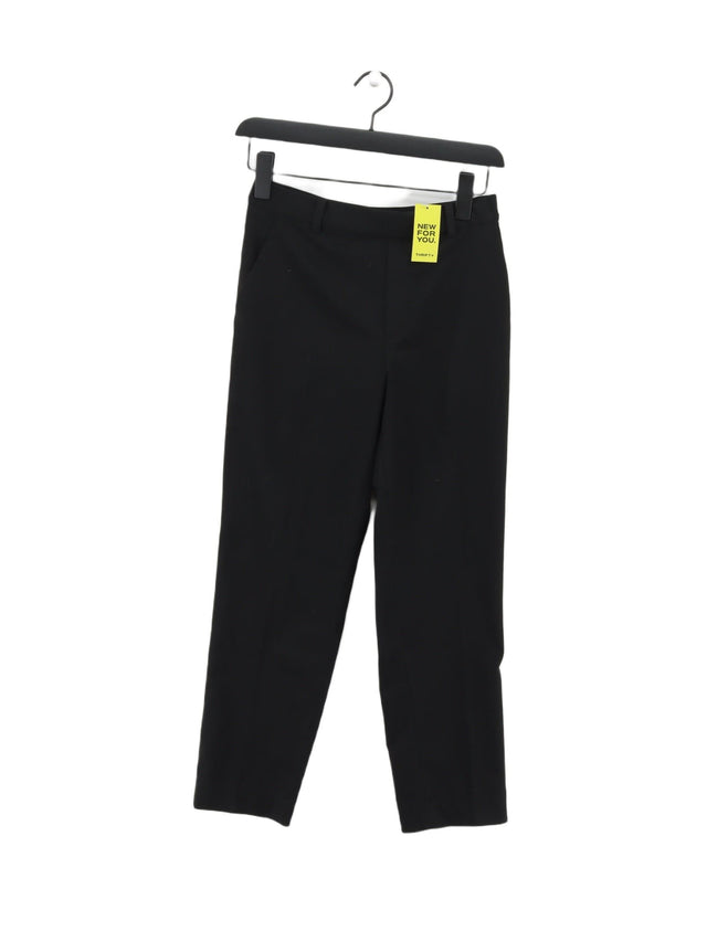 Uniqlo Women's Suit Trousers XS Black Elastane with Polyester, Viscose