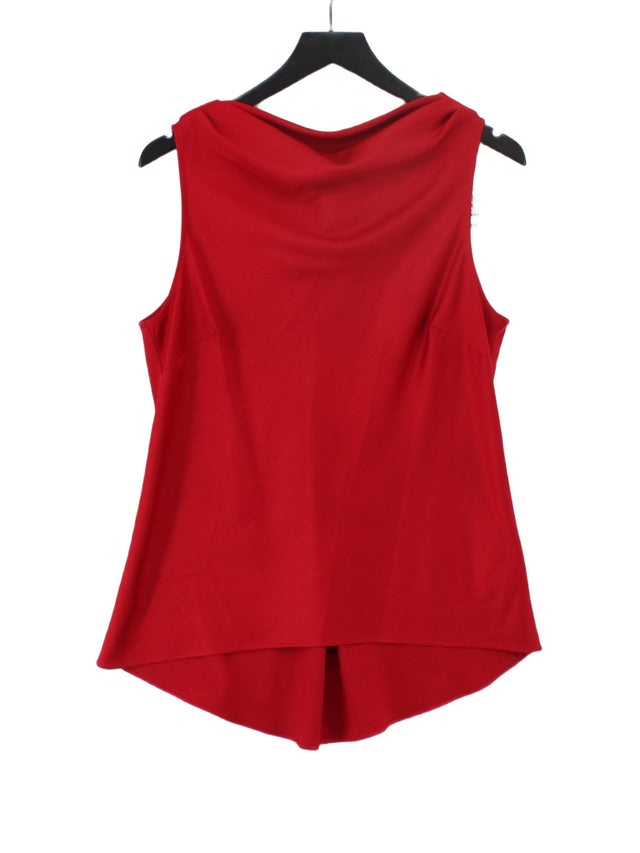 Coast Women's Top UK 12 Red 100% Polyester