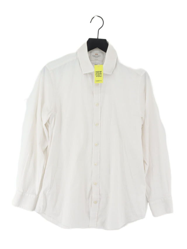 Hawes & Curtis Men's Shirt Chest: 34 in White Cotton with Elastane