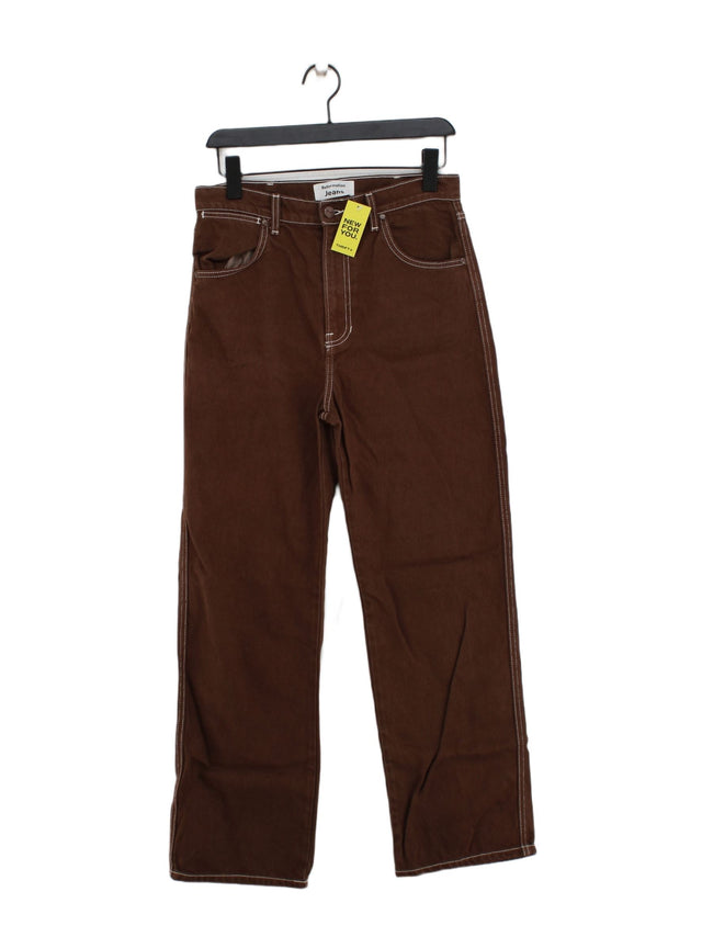 Reformation Women's Jeans W 28 in Brown Cotton with Lyocell Modal