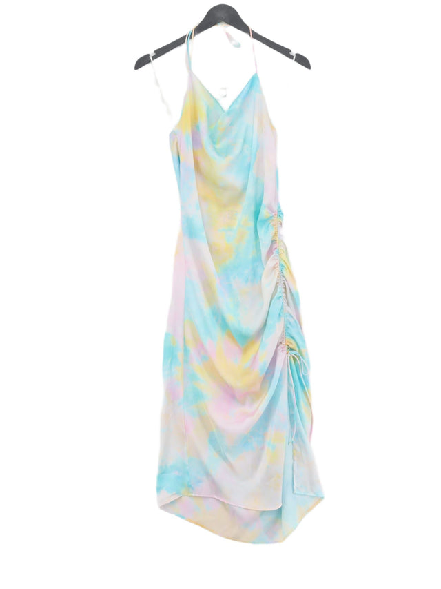 Zara Women's Midi Dress XS Multi 100% Polyester