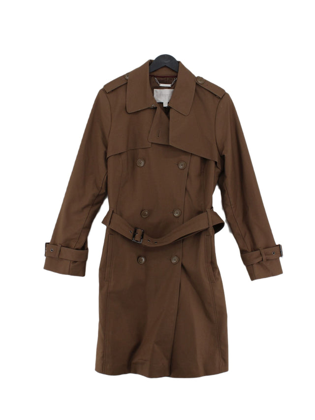 Windsmoor Women's Coat UK 16 Brown Cotton with Elastane, Polyester