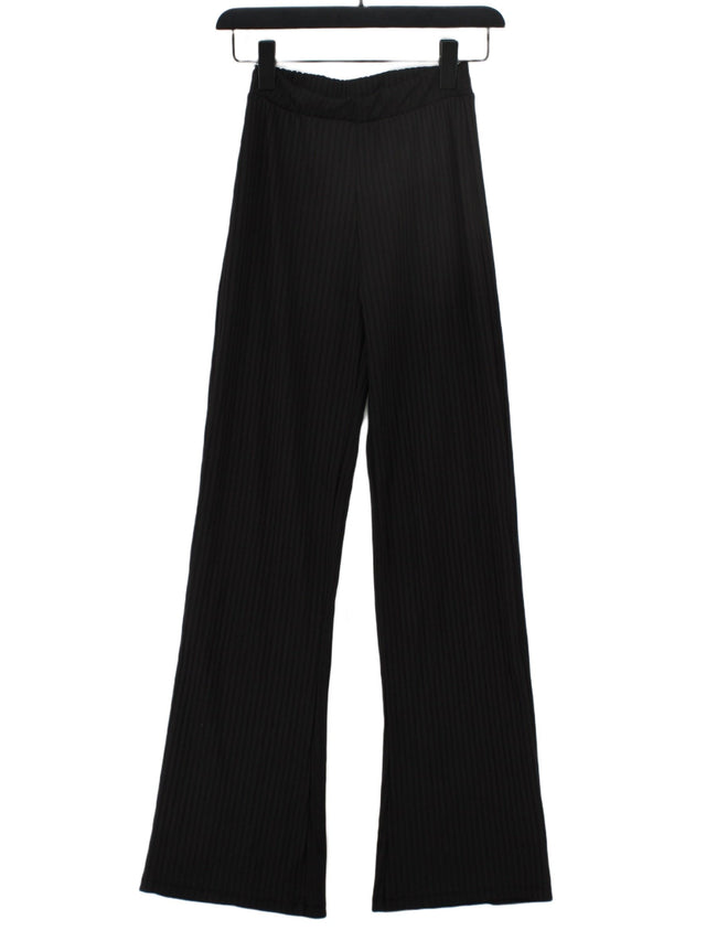 Collusion Women's Suit Trousers UK 6 Black 100% Other