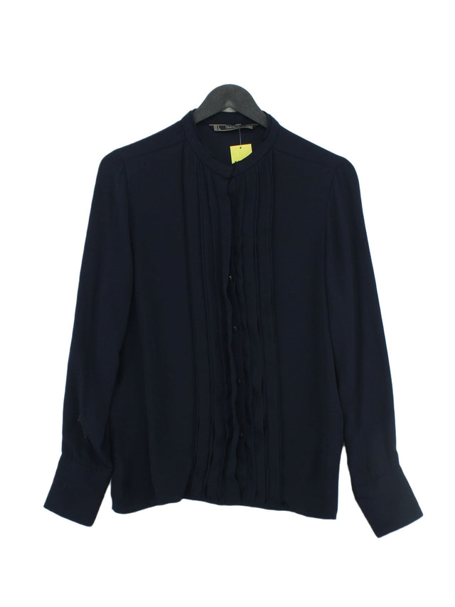 Trafaluc Women's Blouse S Blue 100% Polyester