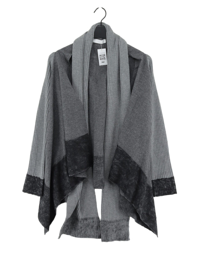 Nicole Farhi Women's Cardigan M Grey 100% Other